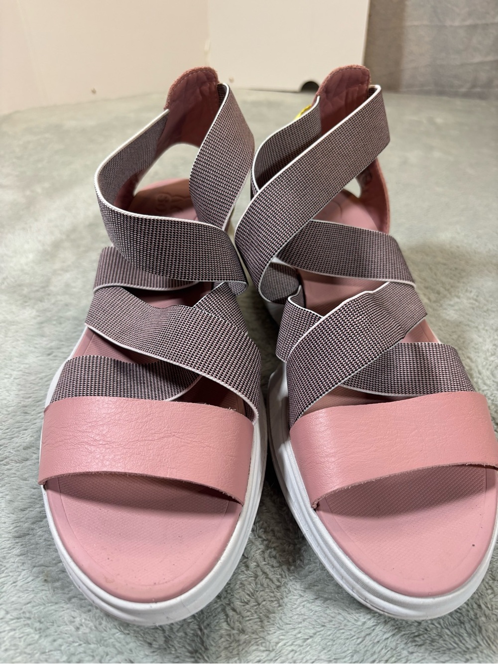 Sorel Women's Explorer Blitz Multistrap Sandals - Eraser Pink/Moonstone Size 10